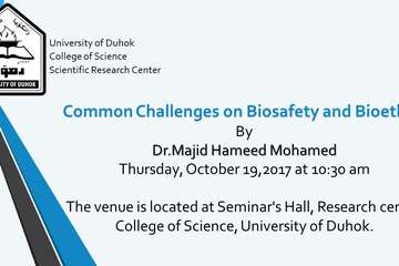 Common Challenges on Biosafety and Bioethics