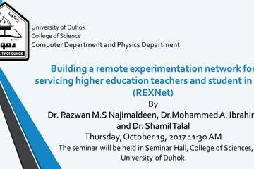 Building a remote experimentation network for servicing higher education teachers and student in Iraq (REXNet)