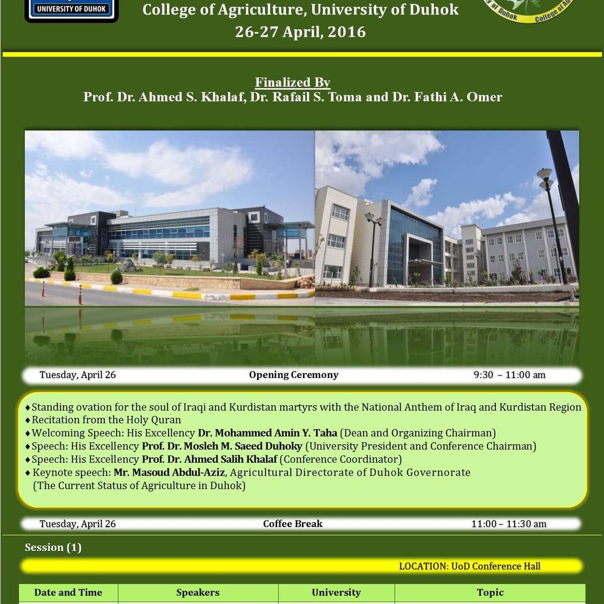 
                            
                                Program agenda
                            