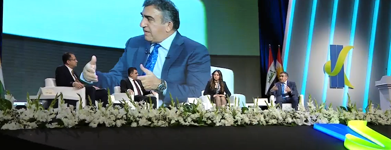 
                                بحضور رئيس اقليم كوردستان ورئيس الوزراء شارك داود أتروشي في مناظرة
                            