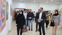 An Art Exhibition Opens at the University of Duhok