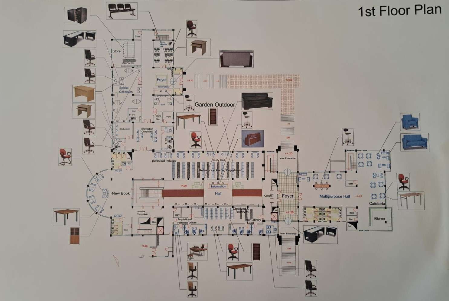 
                                Library Map - 1st F
                            