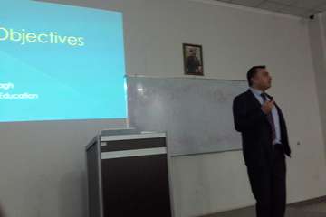THE DEAN PROF. DR. QASIM AND THE TEACHING STAFF HAVE PARTICIPATED IN A WORKSHOP ON WRITING OBJECTIVES