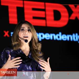 
                                " Shahyan Tahseen " Giving her inspiring and motivational speech.
                            
