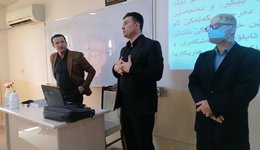 Mr Akram Zada, the judicial investigator at Duhok Juvenile Court, dedicated (300) copies of his book to the students of our college
