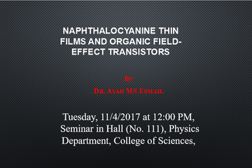 Naphthalocyanine Thin Films and Organic Field-Effect Transistors