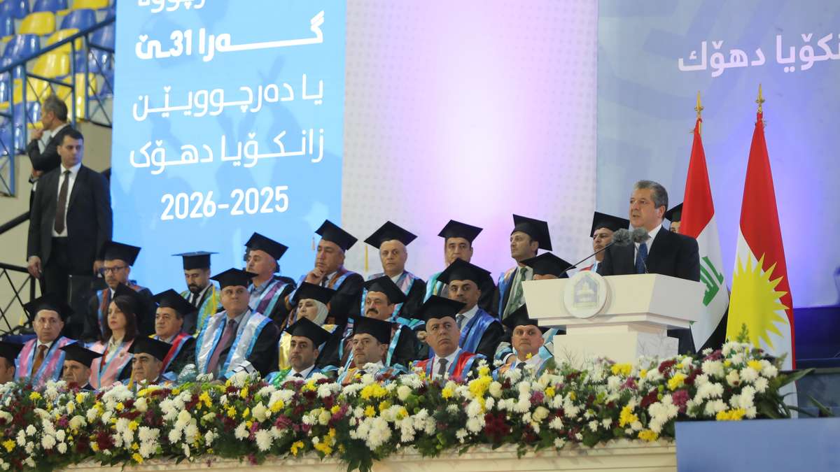 In the Presence of the Prime Minister of KRG, University of Duhok Celebrates the Graduation of its 31st Class