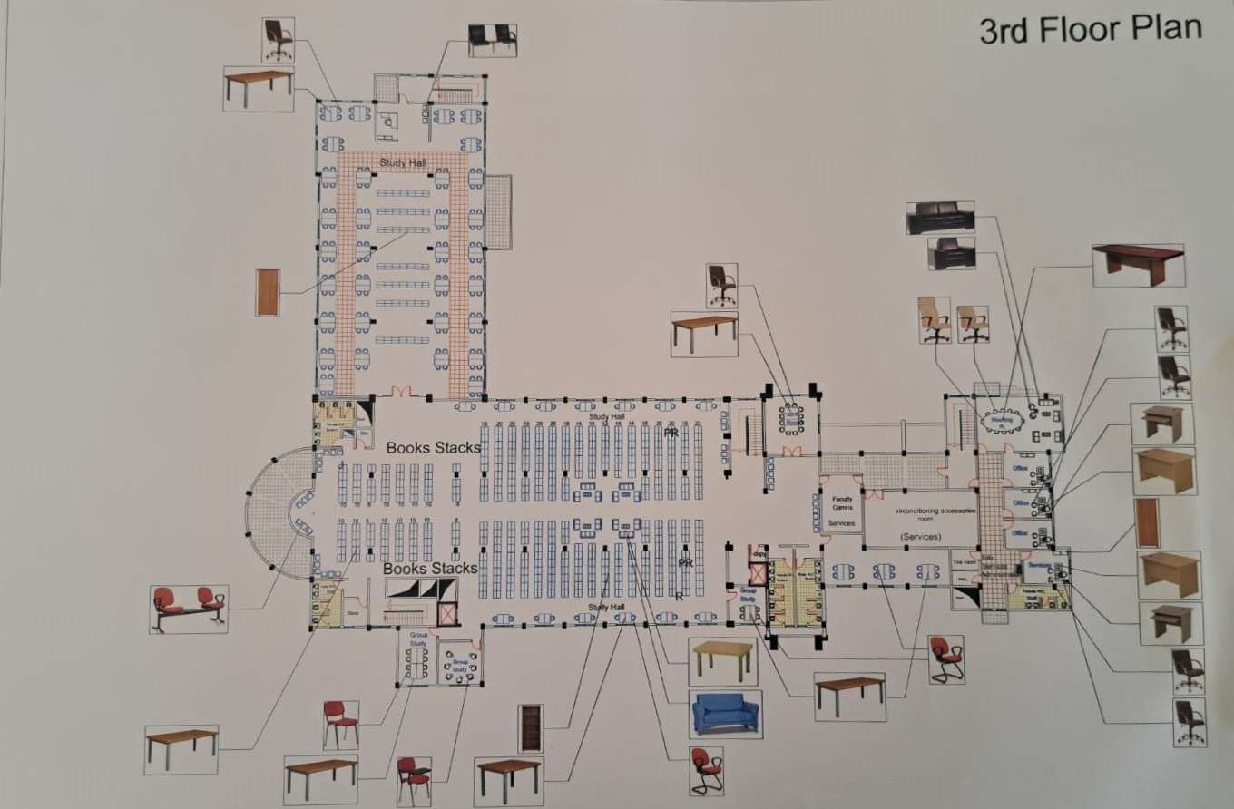 
                                Library Map - 3rd F
                            