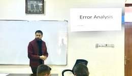 A Seminar on "Error Analysis" Was Held