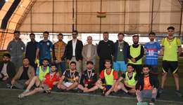 College of Nursing of Duhok University held the final football championship