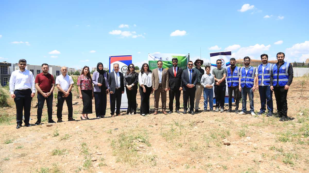 University of Duhok Expands Model Orchard Project with Second Tree-Planting Campaign