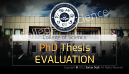 PhD Evaluation Announcement Physics Department Mr. Mohammed