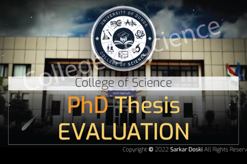 PhD Evaluation Announcement Biology Department Ms. Dalal