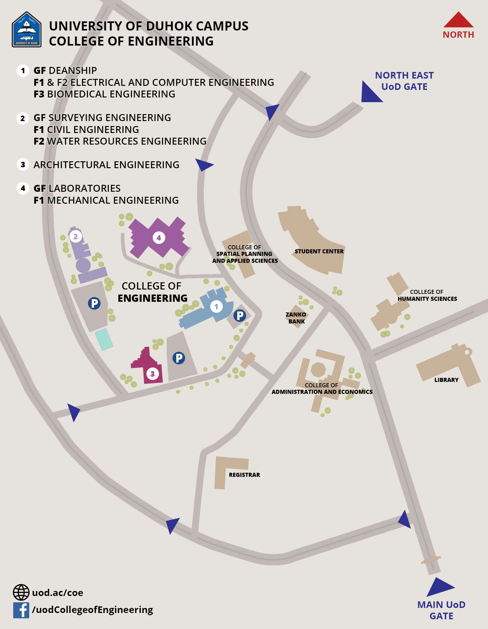 College of Engineering Map