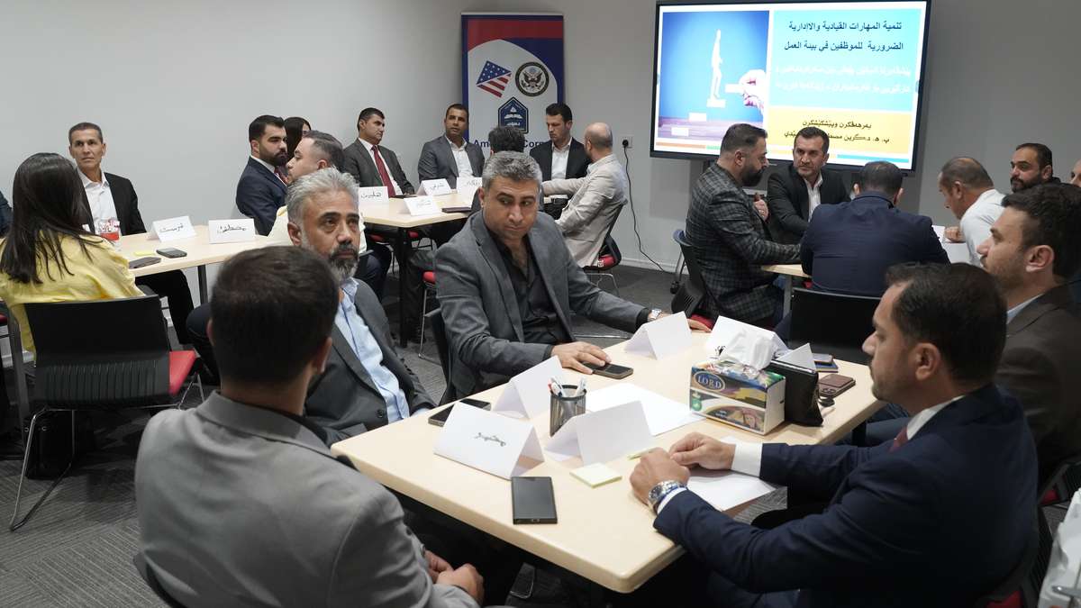 American Corner Strengthens Leadership Skills of KRG and Iraqi Parliament Staff