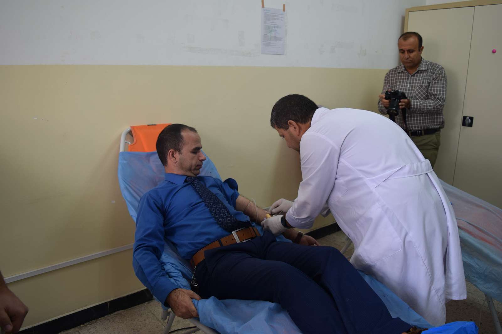 ماموستایێن کولێژا پەرستاری لدەمێ خوین دانێ
