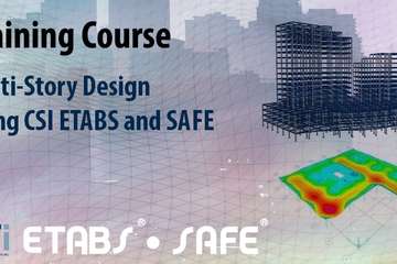 دورة تدريبية: تصميم الأبنية متعددة الطوابق باستعمال برنامج CSI ETABS وSAFE