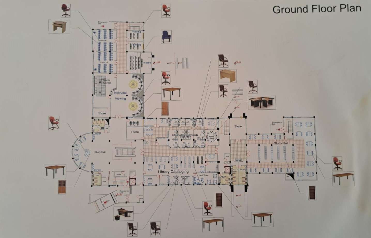 
                                Library Map - G F
                            