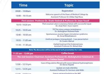 Urologists & Gynecologists Scientific Day-Duhok 2022