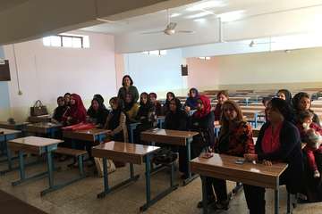 Seminar about early detection and self-examination for breast cancer