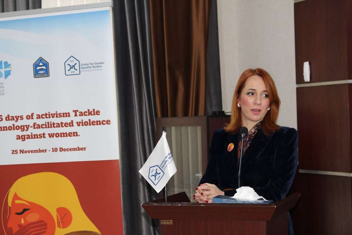 a debate entitled “Technology-Facilitated Gender-Based Violence (Technology Facilitated GBV)”