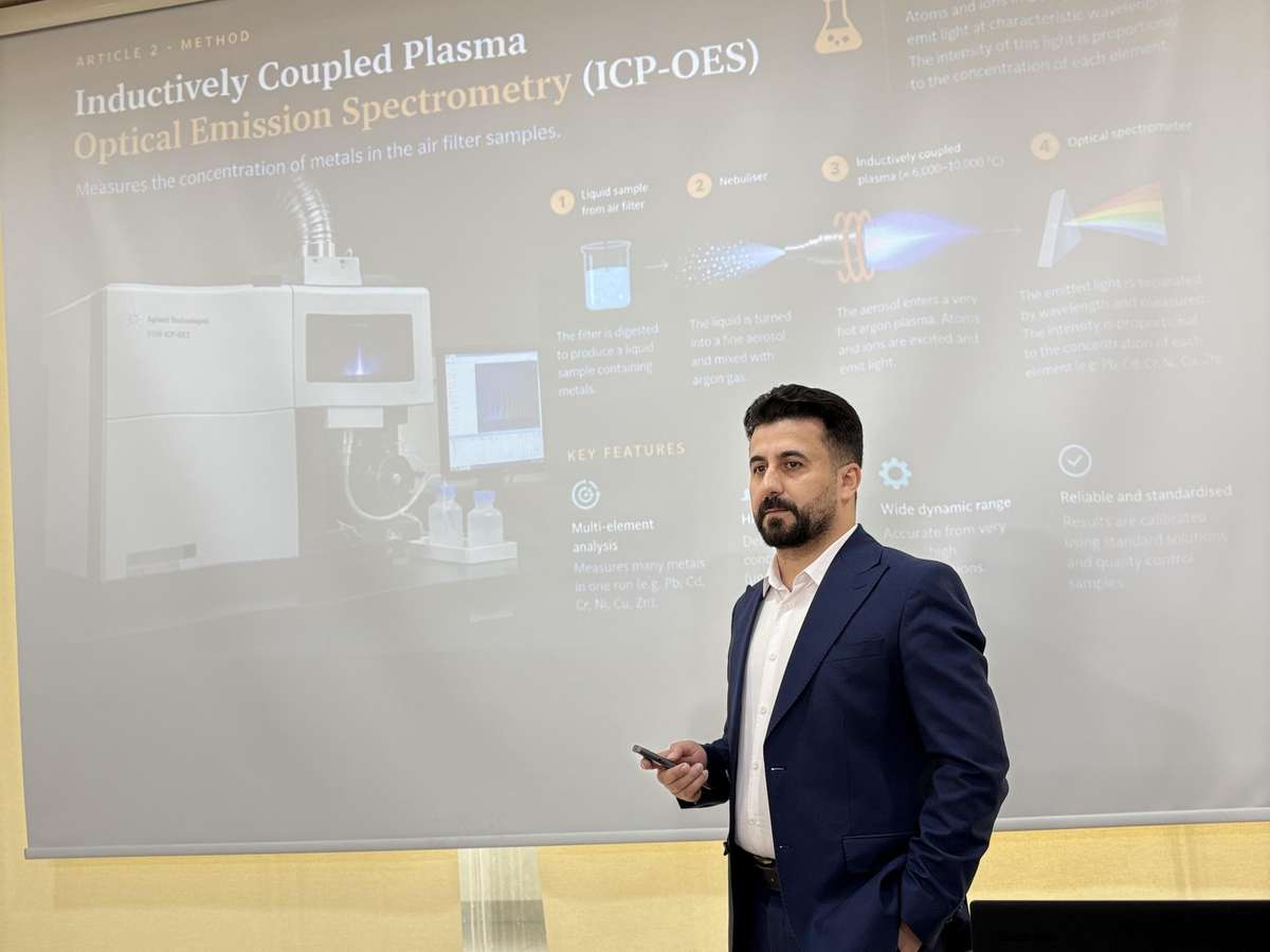 The Invisible Environment: Uncovering Air Quality and Tobacco Radioactivity in Duhok — A Seminar by Mr. Samir Hashim Muhyadeen