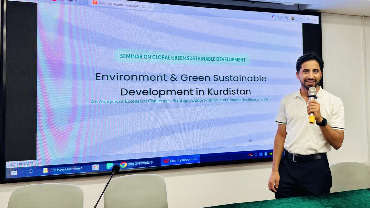 UOD Master’s Student Represents the University at Global Green Sustainable Development Seminar in China