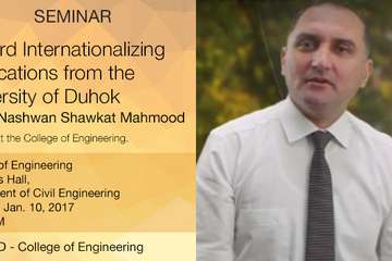 Seminar: Toward Internationalizing Publications from the University of Duhok