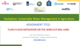 The 3rd Hackathon Sustainable Water Management in Agriculture