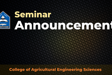  SEMINAR - SOIL AND WATER SCIENCES DEPARTMENT - SARBAST ISMAEL ABDI & KURDISTAN IDRIS DAWOOD 