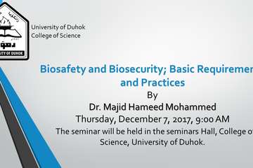  Biosafety and Biosecurity, Basic Requirements and Practices 