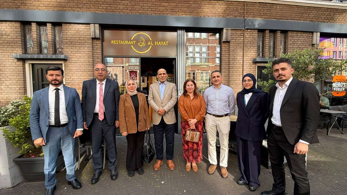 Iraqi Embassy in the Netherlands Welcomes College of Law Delegation Participating in International Moot Court Competition