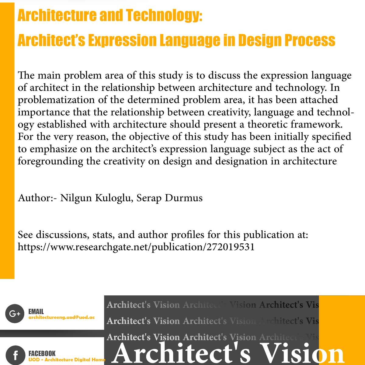 
                            
                                Architecture and Technology
                            