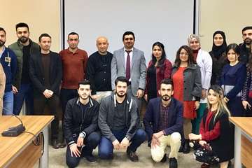 Today the first group where graduate in training course , Basic and advice pediatric life support , 15 last year medical students