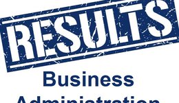 Results of the final exams -The second course -  Department of  Business Administration 2020-2021