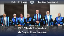PhD Thesis Evaluation Chemistry Department Ms. Veyan Taher Soleman
